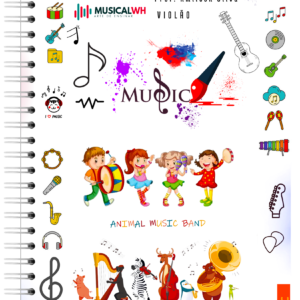 Kit 01 - ( 02 Livros ) Didática Musical Volume 01 + Caderno De Pauta !